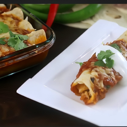 Chicken and Black Bean Enchiladas Recipe