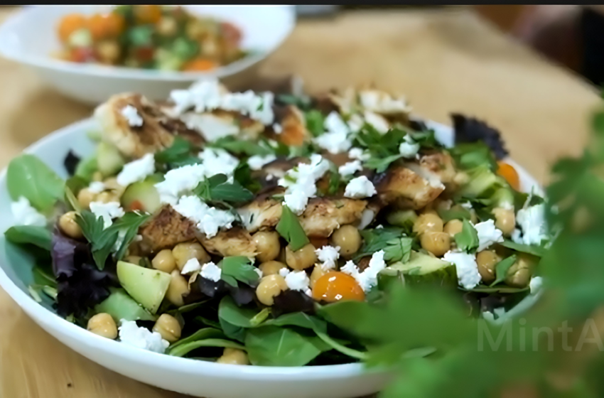 Chicken and Chickpea Salad Recipe