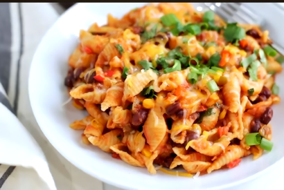 Thumbnail for Easy Taco Pasta Recipe Healthy