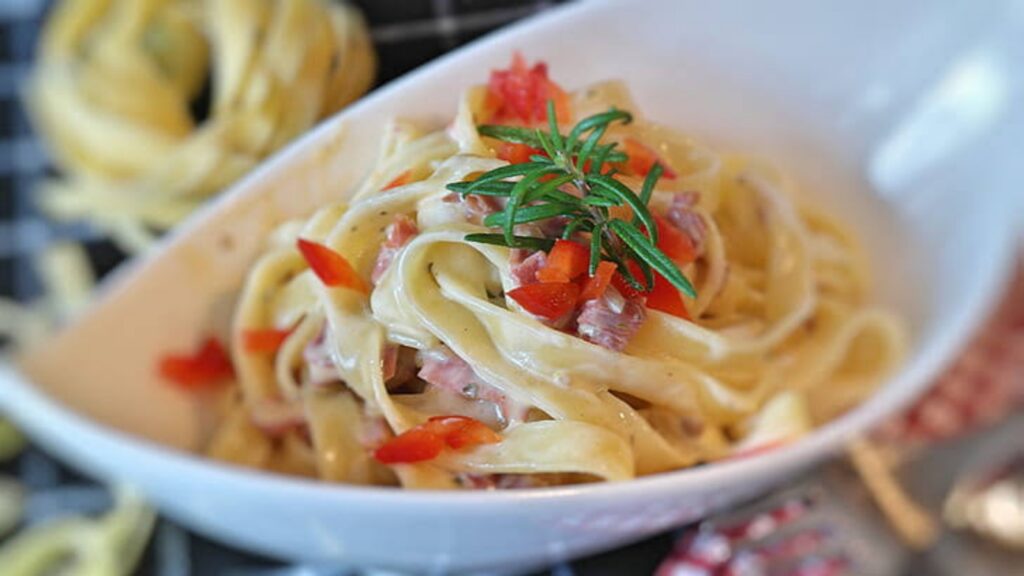 Healthy Chicken Alfredo Pasta Recipe