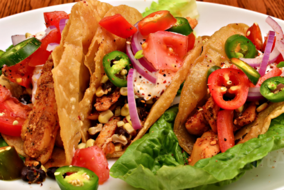 Thumbnail for Simple Chicken Tacos Recipe Ground Chicken