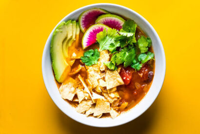 Thumbnail for Easy Slow Cooker Chicken Tortilla Soup Recipe